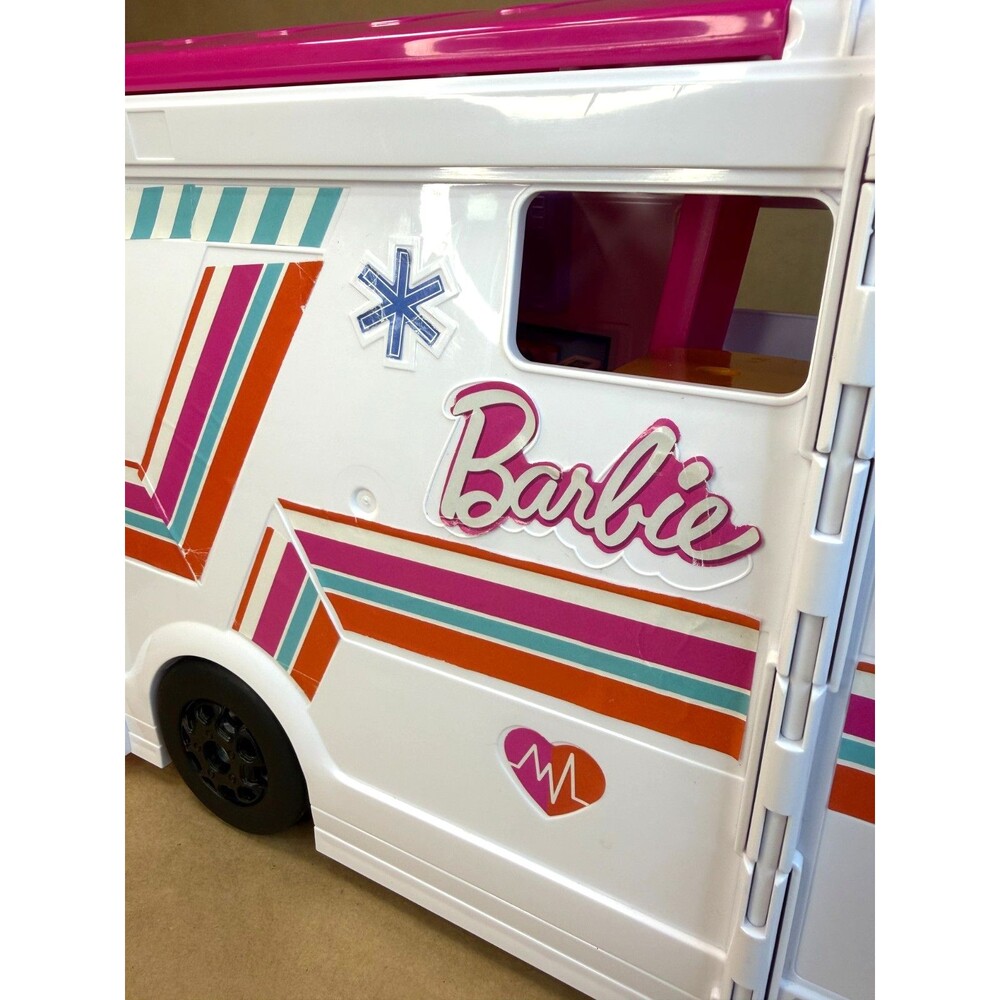 Barbie Care Clinic Ambulance w/ Lights & Sound Mobile Clinic NO ACCESSORIES - Picture 7 of 16